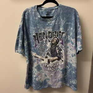 Authentic Hendrix T-shirt Size XL Color Blue Purple Black White